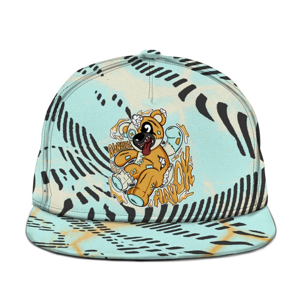 Snapback To Match Pure Platinum 4s - Havok Bear Graphic