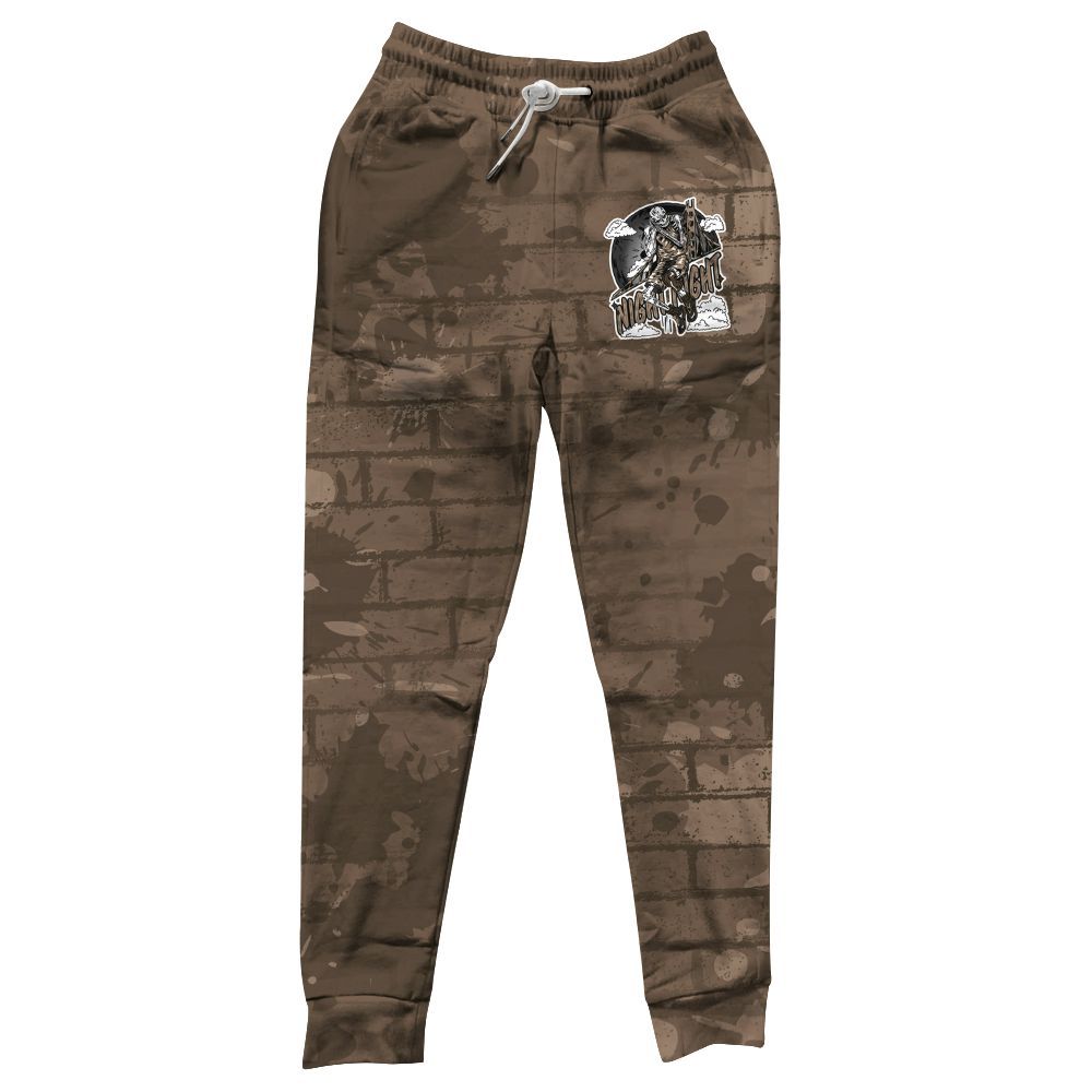 Sweatpant To Match Dark Mocha Jack - Seeya Skeleton Brick All Over Print