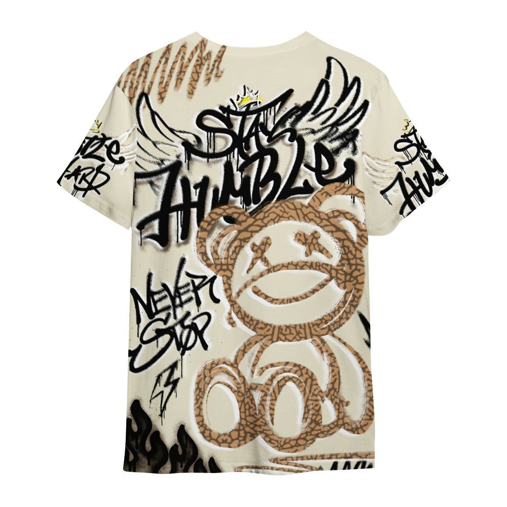 Shirt To Match Orewood Brown 3s - Humble Drip Streetwear Graffity All Over Print