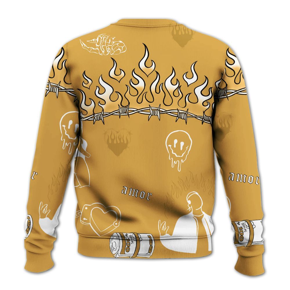 Sweatshirt To Match Low OG Rookie Of The Year 1s - Snake Trust No One All Over Print