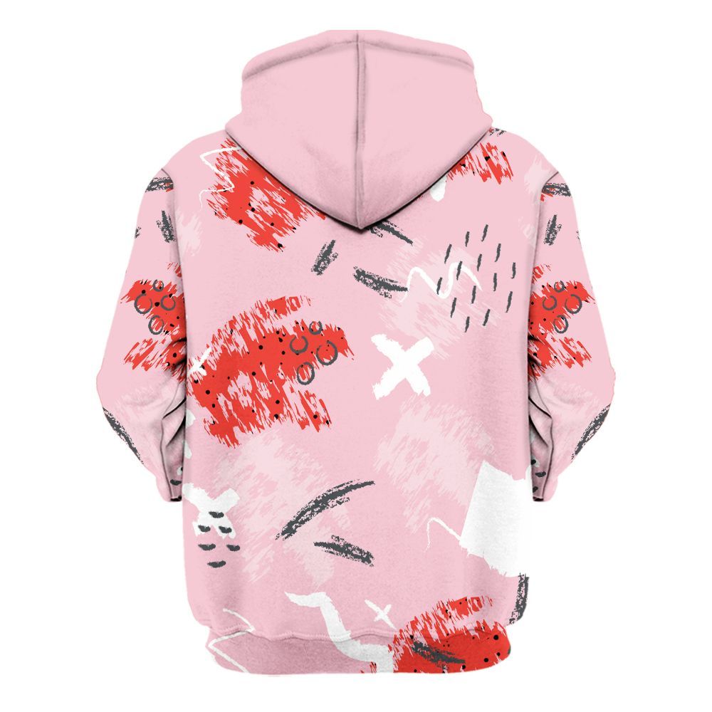 Hoodie To Match Retro Awake Arctic Pink - Hustle Grind Pray All Over Print