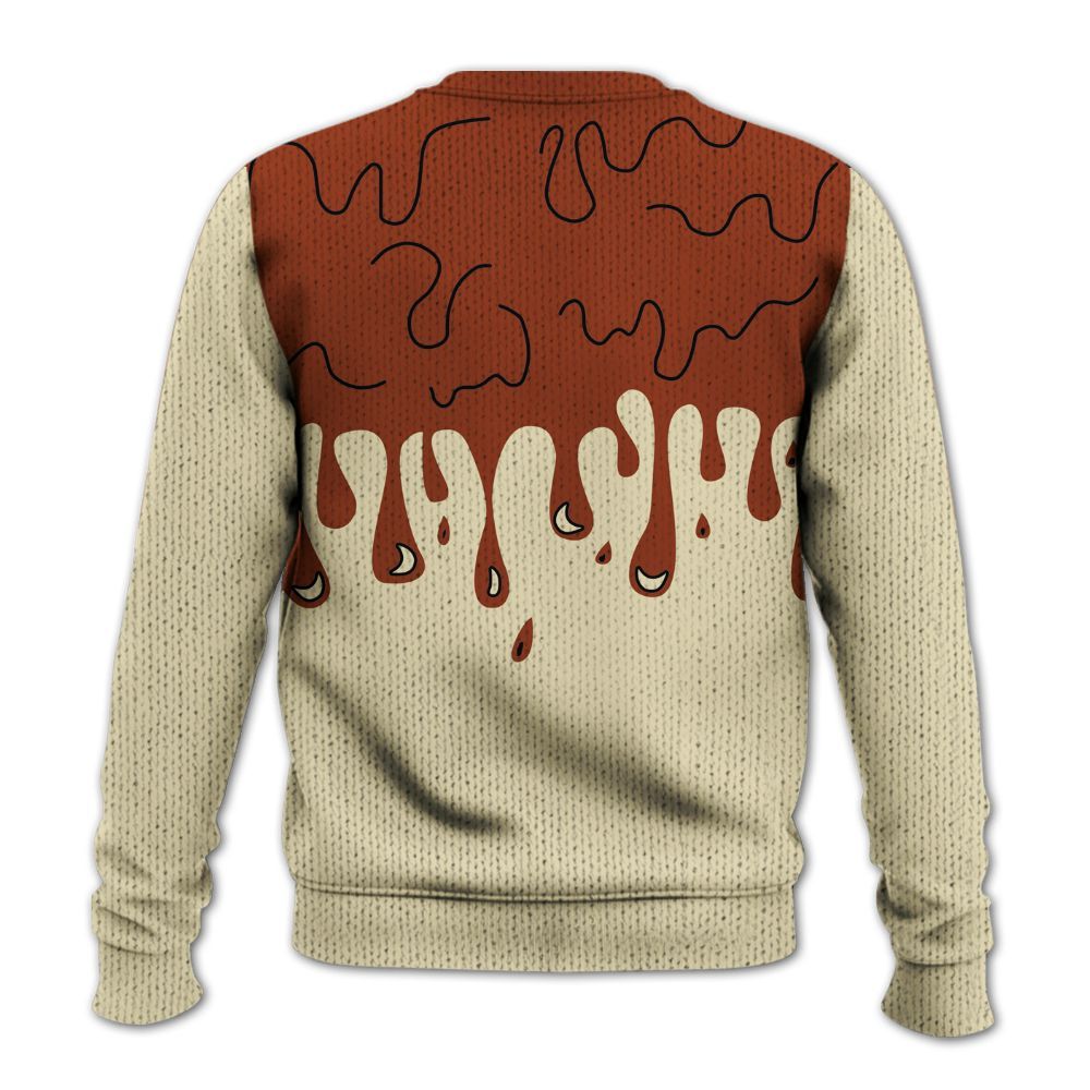 Knitted Sweater To Match Retro Eastside Golf 12s - Snake Trust No One Drip