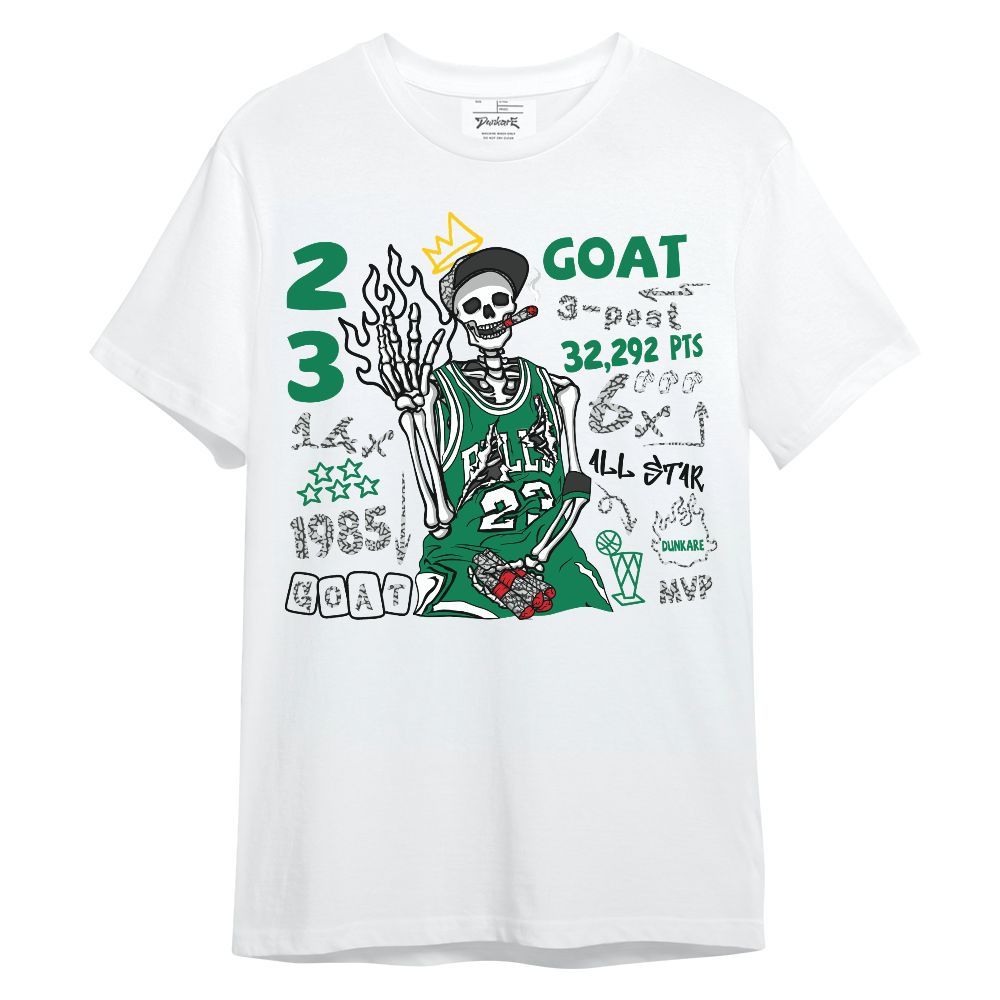 Shirt To Match Pine Green 3s - Number 23 G.0.A.T Streetwear Unisex Shirt