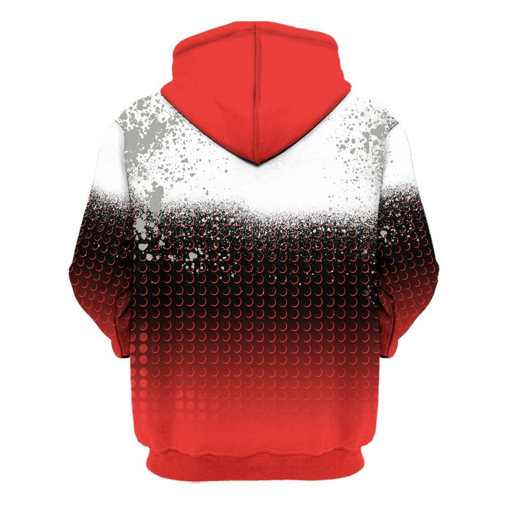 Hoodie To Match Vomero 5 Bright Crimson - Halftone Time Is Money All Over Print