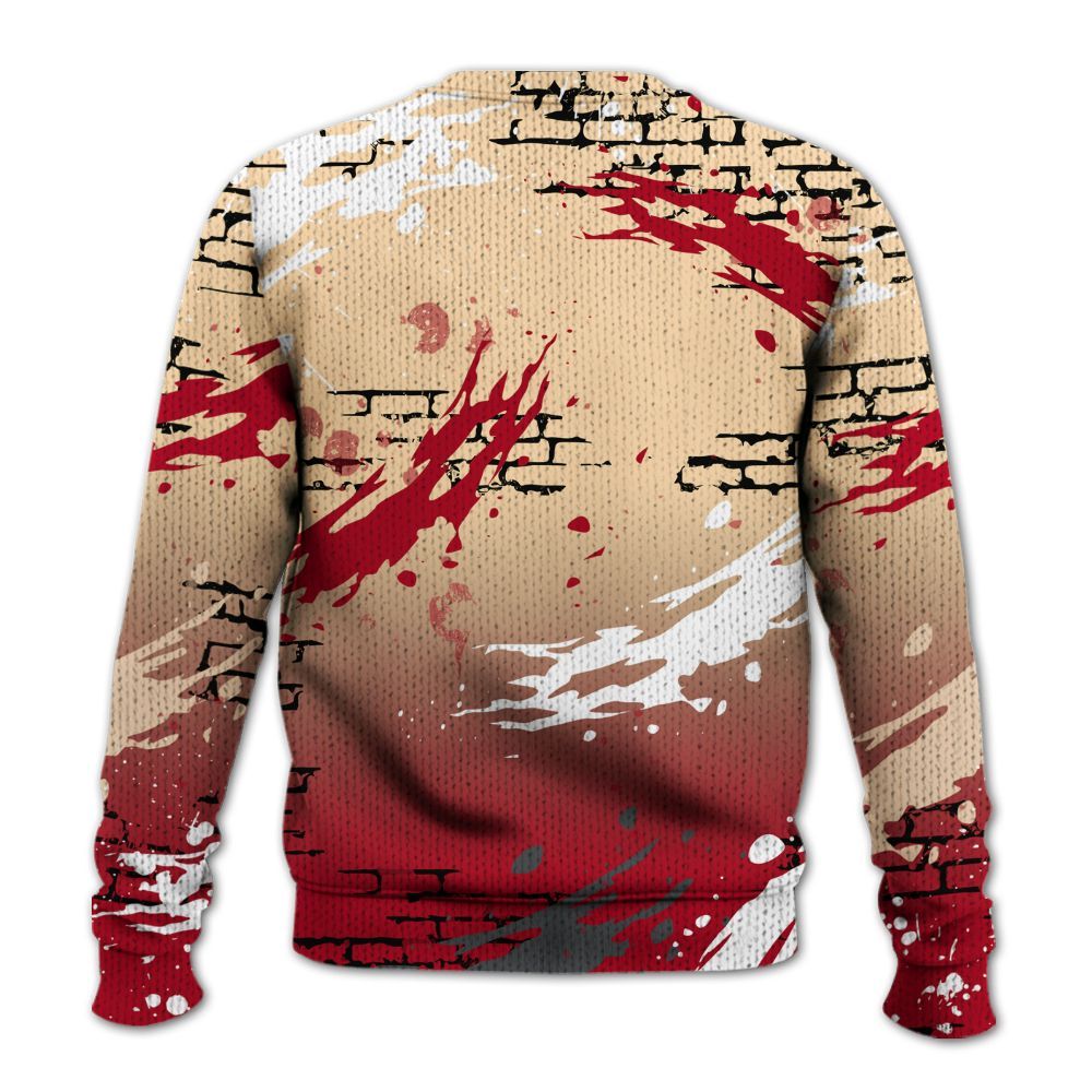 Sweater To Match Retro Pizza GS 4s - Values Of Loyalty Drip Graphic