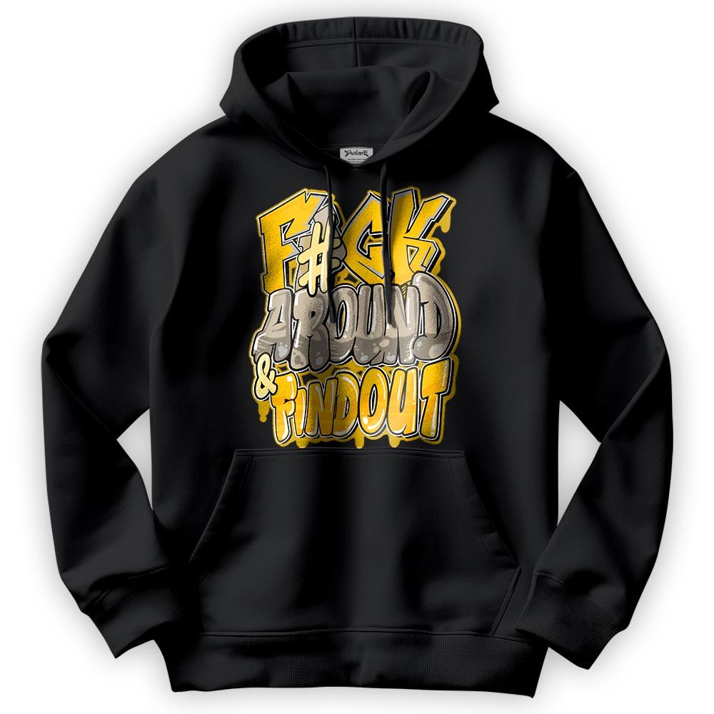 Sweatshirt To Match Vivid Sulfur 4s Hoodie - F Around Find Out Graphic Hoodie Unisex