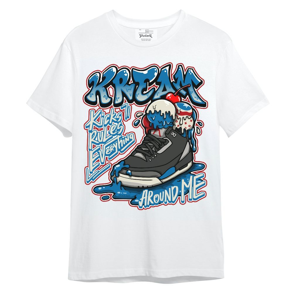 Shirt To Match Rare Air 3s - Kream Kicks Rule Everything Graphic
