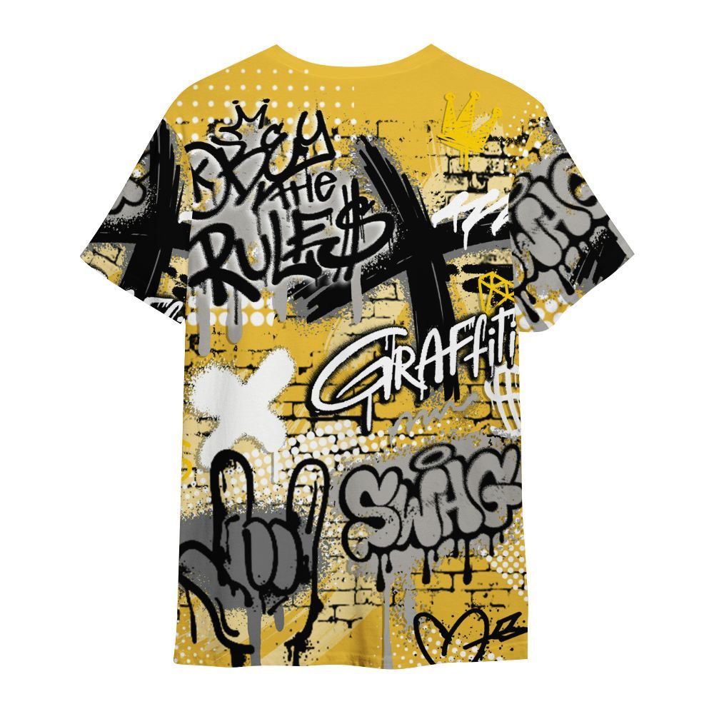 Shirt To Match Low Yellow Python 11s - True It Real Graffiti Streetwear All Over Print