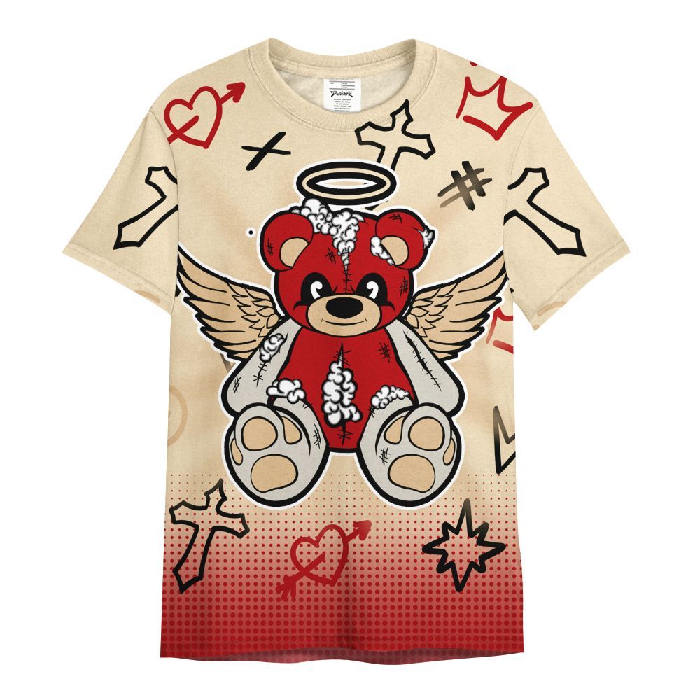 Shirt To Match Dunk Low Strawberry Waffle - Gods Guides Me Bear Graphics All Over Print