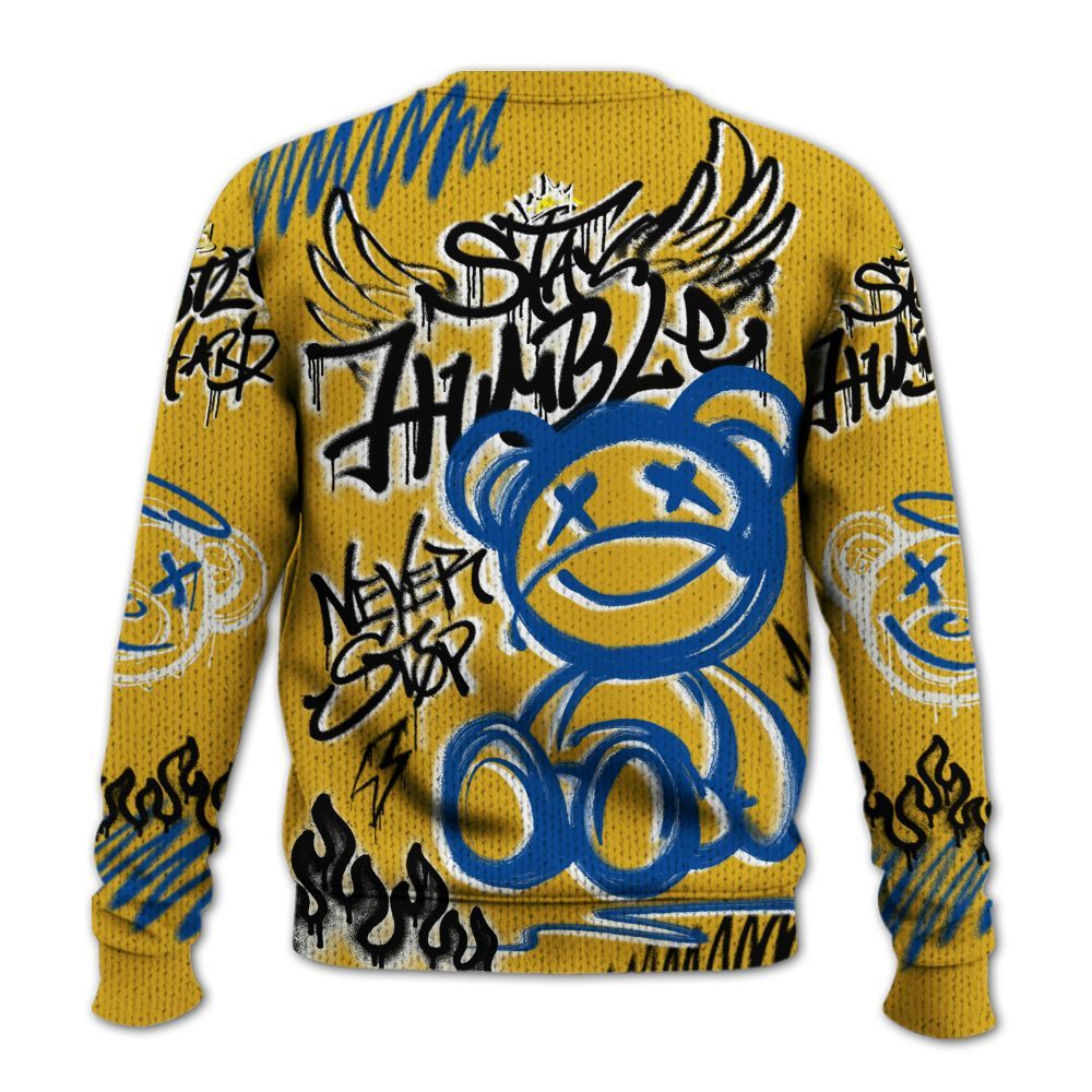 Knitted Sweater To Match High Laney 1s - Humble Drip Streetwear Graffity
