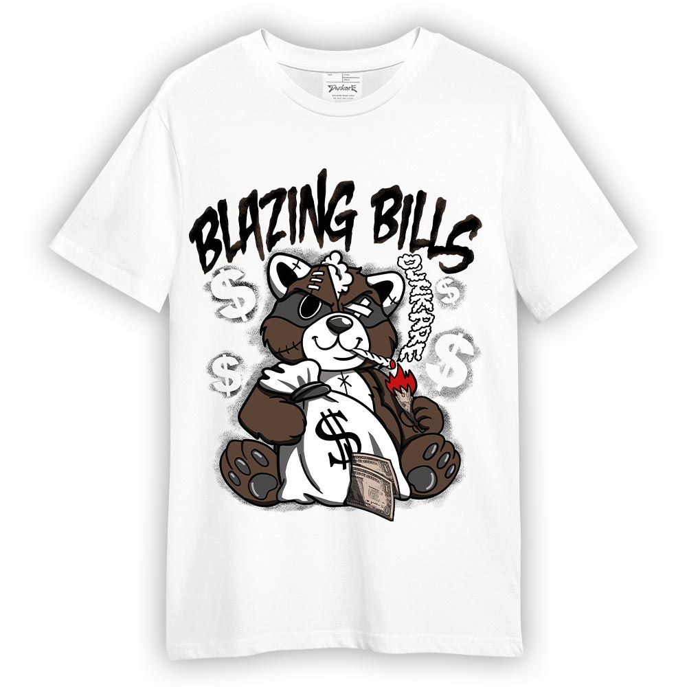 Shirt To Match T-Shirt Blazing Bills Raccoon, OG Latte 1s T-Shirt To Match Sneaker 1704 DNY
