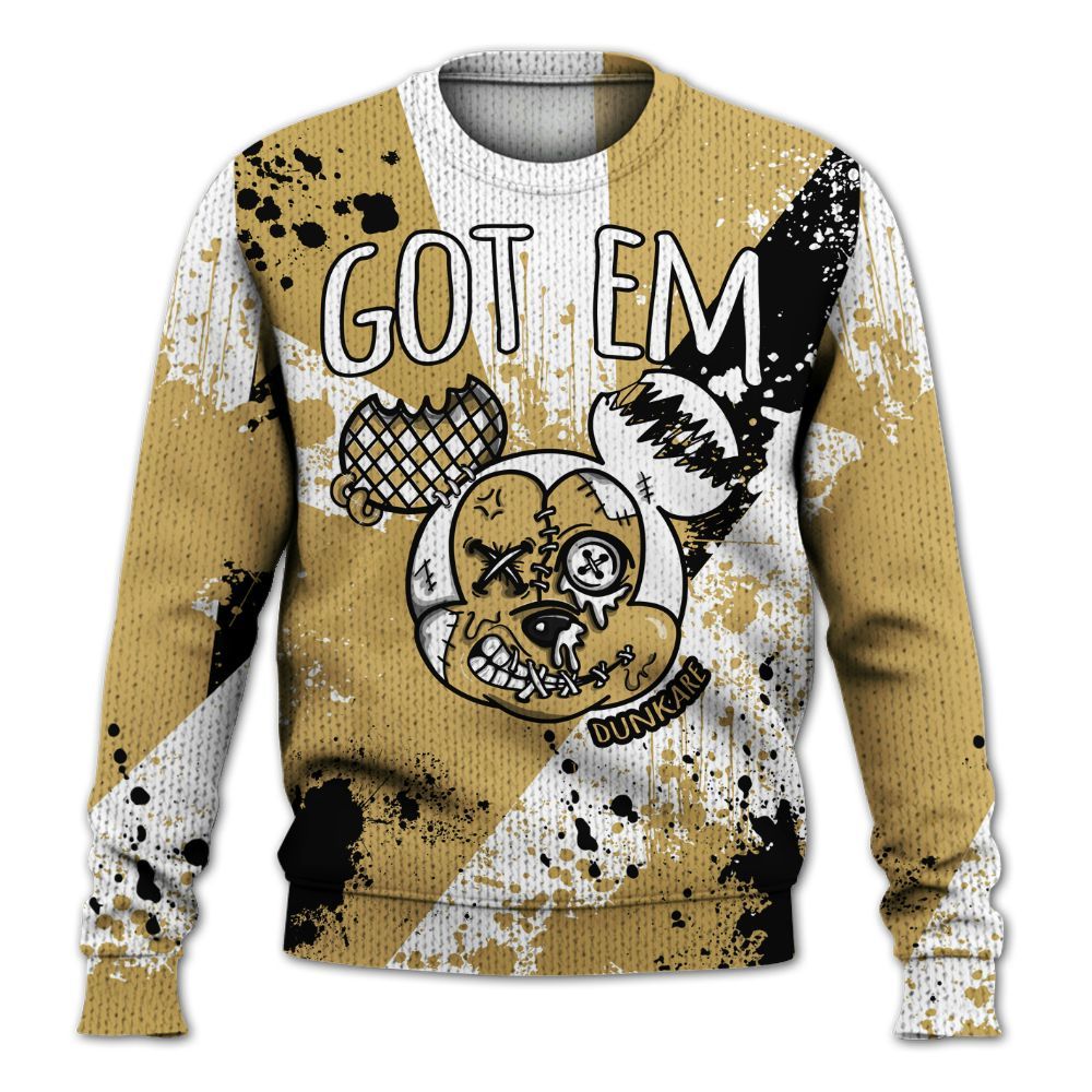 Knitted Sweater To Match Craft Paris 6s - Got Em Drip