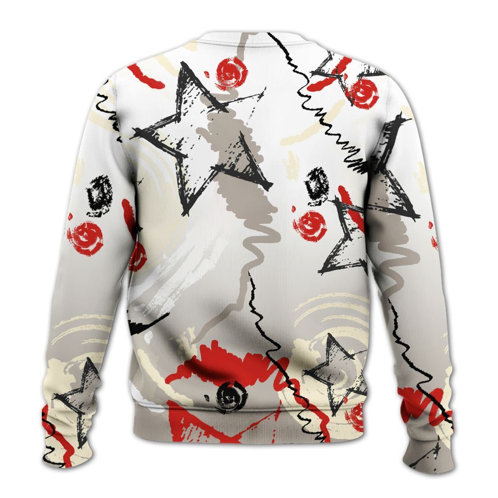 Sweatshirt To Match Low OG Phantom 1s - Grind Shine Later Drip All Over Print