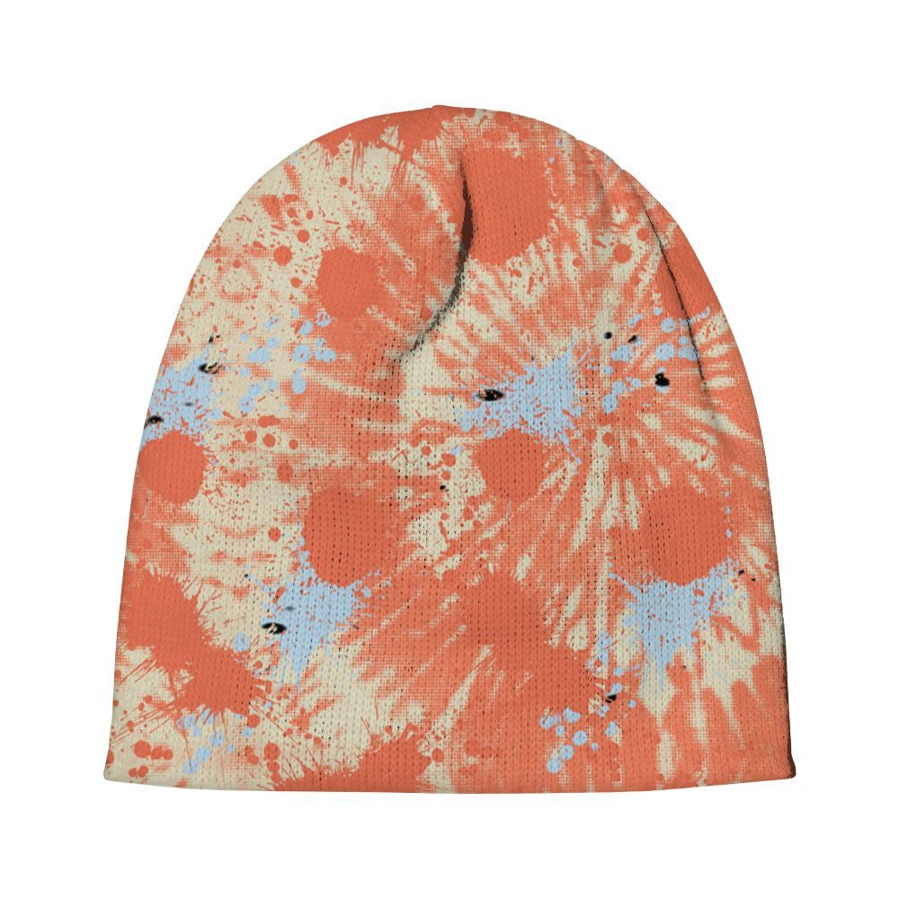 Beanie Hat To Match DJ Khaled Crimson Bliss 5s - Tie Dye Graphic