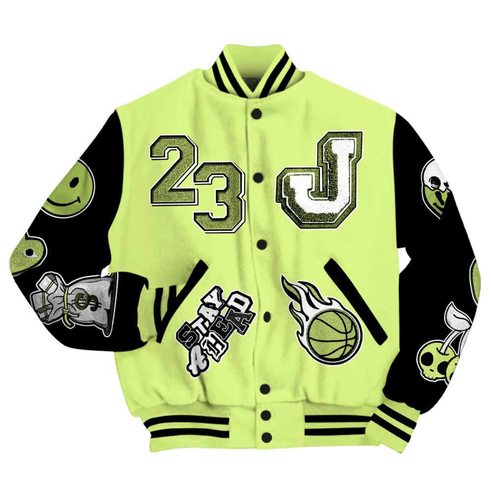 Varsity Jacket To Match Air Max SNDR Volt - Hustles Money Number 23 All Over Print