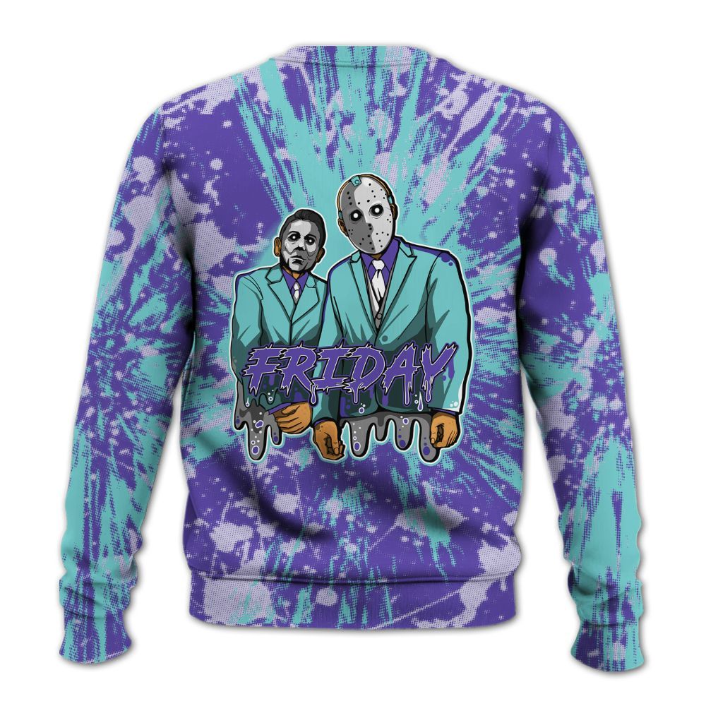 Sweatshirt To Match Low Hornets 1s - Friday Halloween Graphic Luxury All Over Print