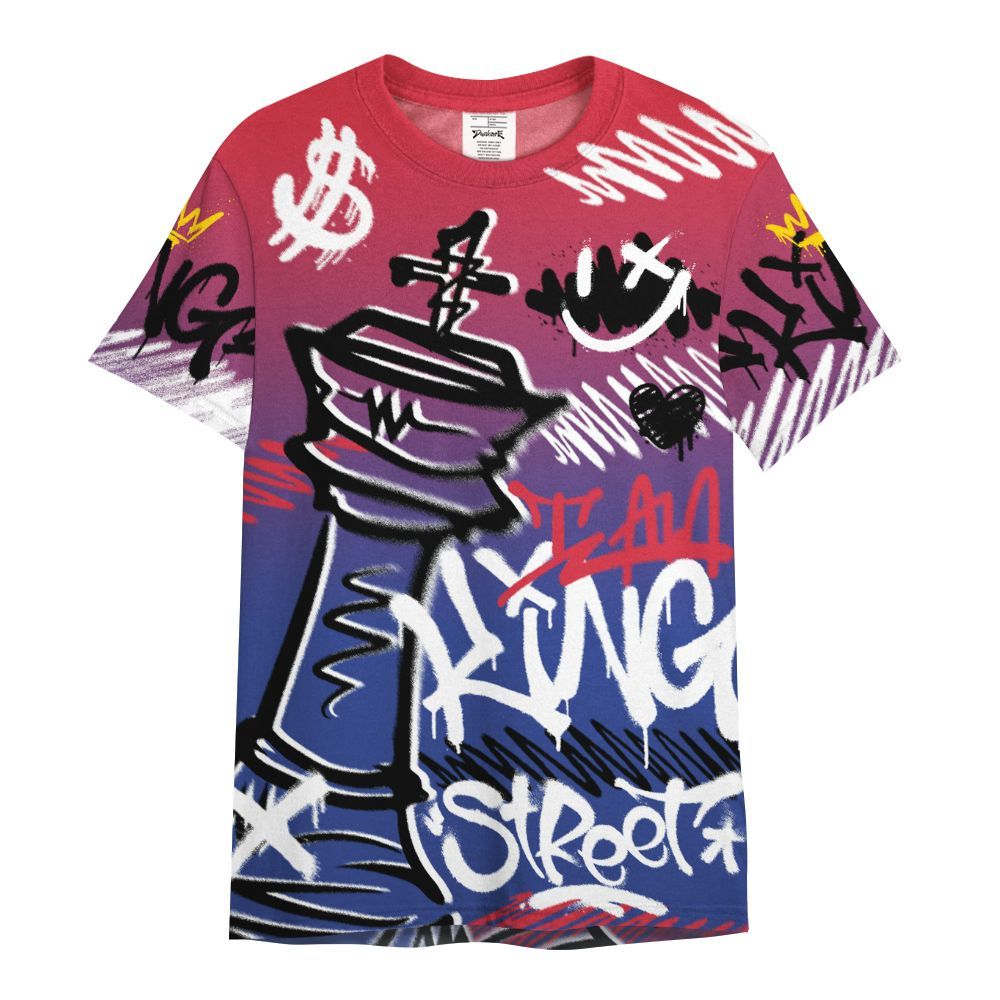 Shirt To Match Air Griffey Max USA Red White Blue 1s - Street King Chess Streetwear All Over Print