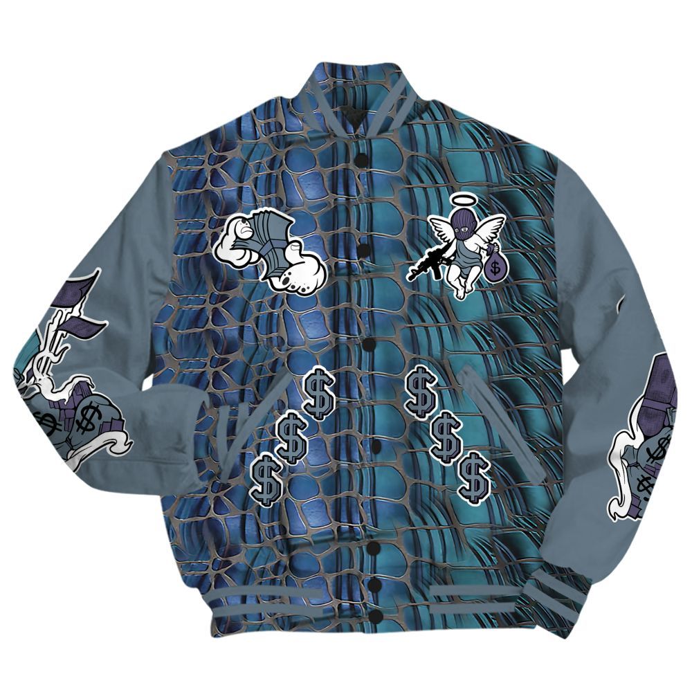 Varsity Jacket To Match Air Foamposite Kazuya Mishima - Ones Move In Silence Graphic All Over Print