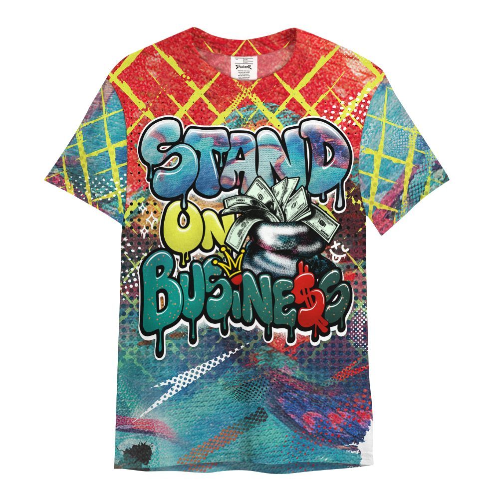 Shirt To Match Kobe 8 What The - Halftone Stand Business Dripping All Over Print