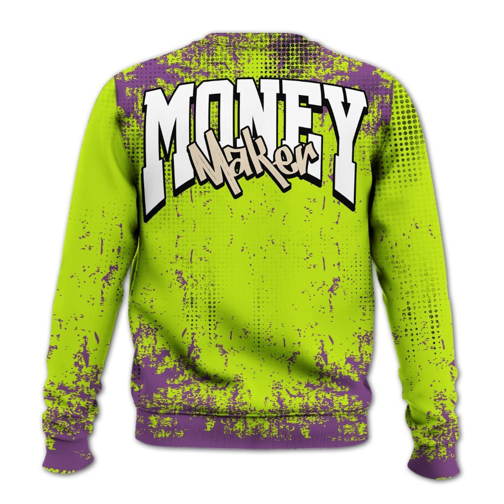 Sweatshirt To Match GS Black Barely Volt 11s - Move In Silence Money Street Retro All Over Print