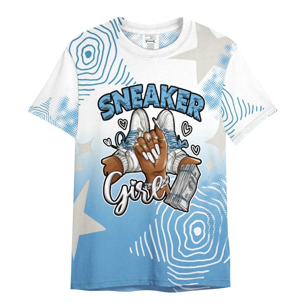 Shirt To Match SB Dunk Low University Blue - Sneakerz Girlz Unique Starz All Over Print