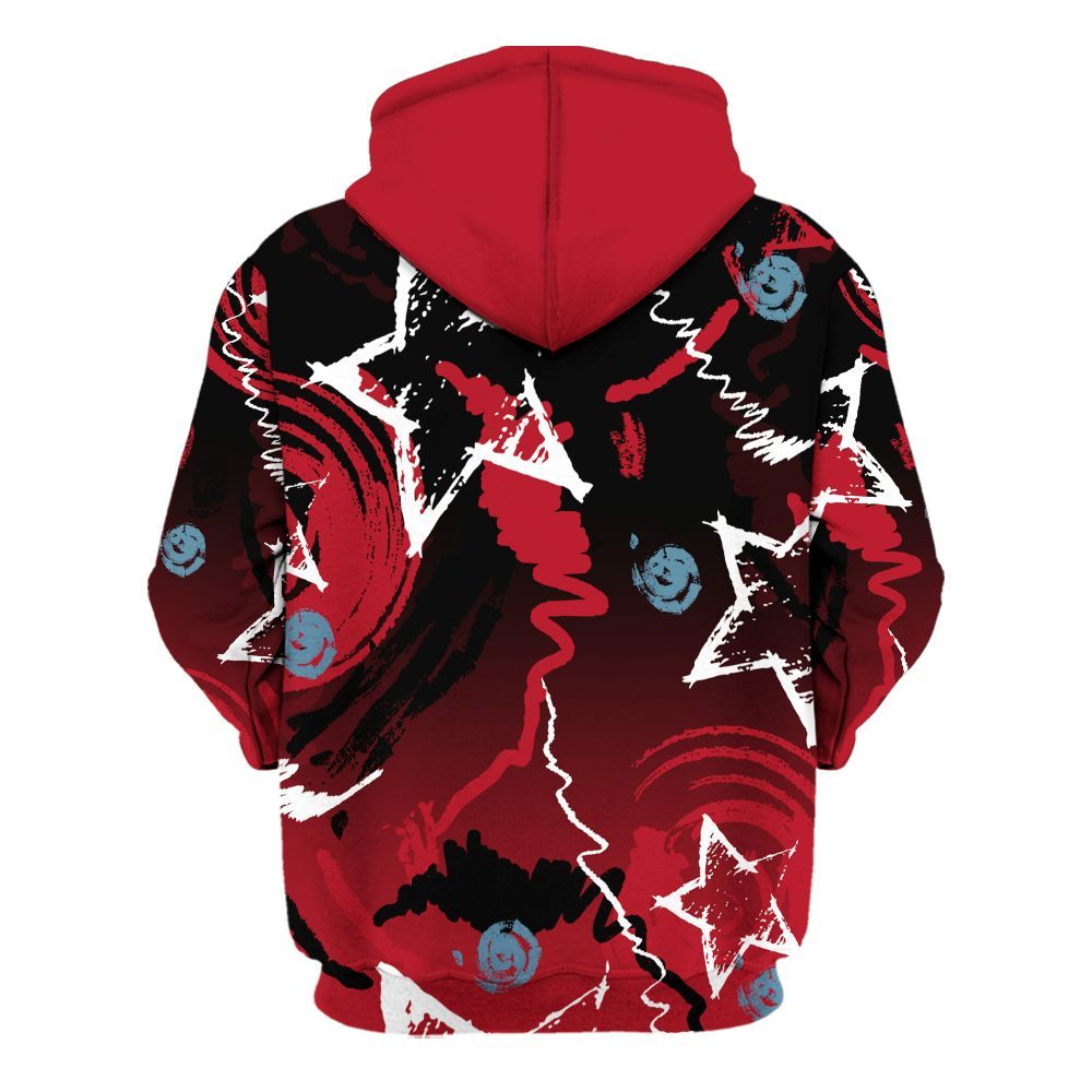 Hoodie To Match Retro Raging Bull 5s - Grind Shine Later Drip All Over Print