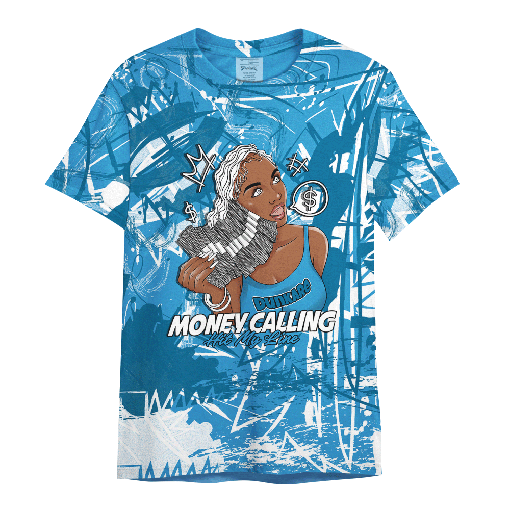 Shirt To Match Powder Blue 9s - Moneycall Unique Scratched Art Shirt Unisex