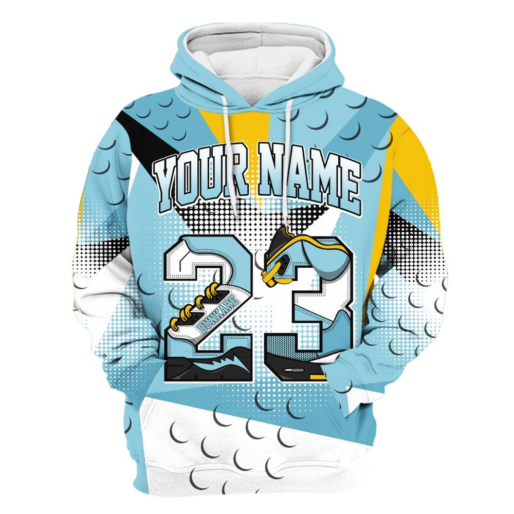 Hoodie To Match Dunk High Homer Simpson - Poly Custom Name Number 23 5s All Over Print
