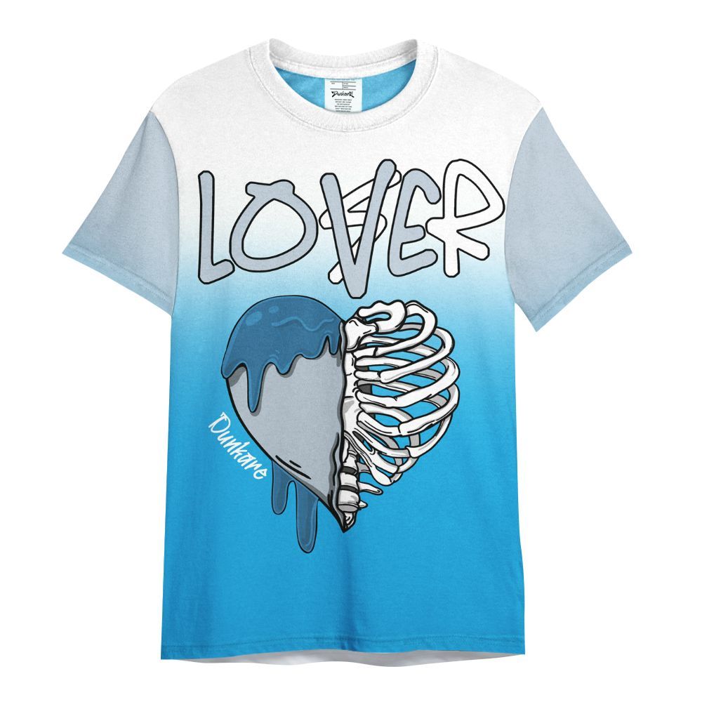 Shirt To Match University Blue Low 2026 11s - Loser Lover Dripping All Over Print
