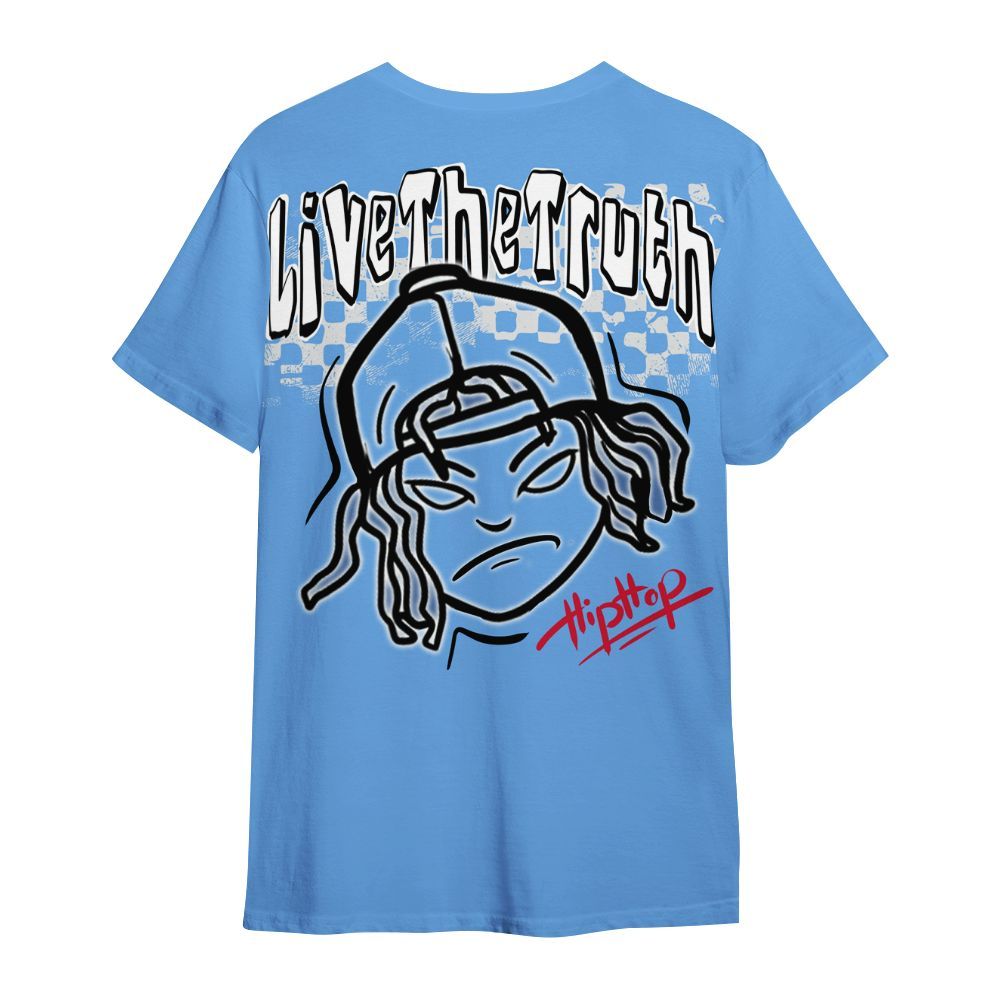 Shirt To Match University Blue 6s - Feel Life Street Style All Over Print