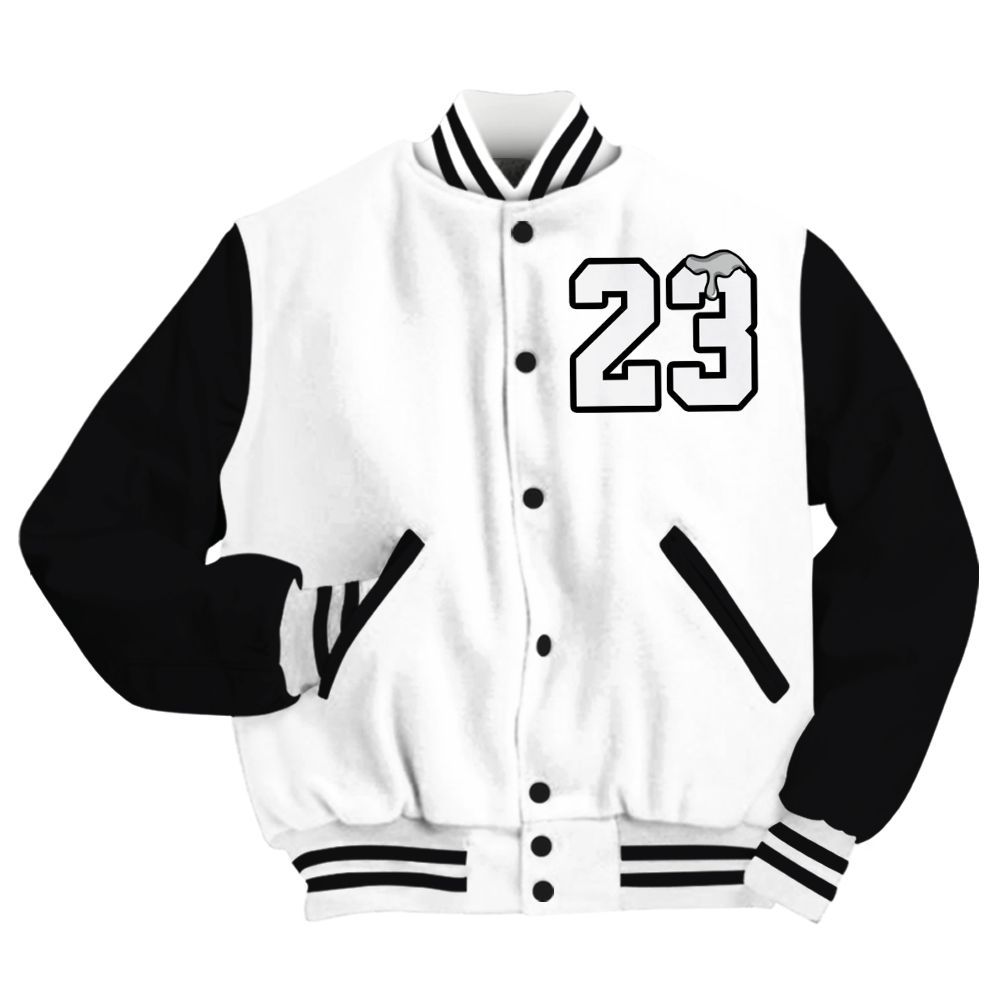 Varsity Jacket To Match Kobe 9 Protro Halo - Custom Name Number 23 Drip All Over Print