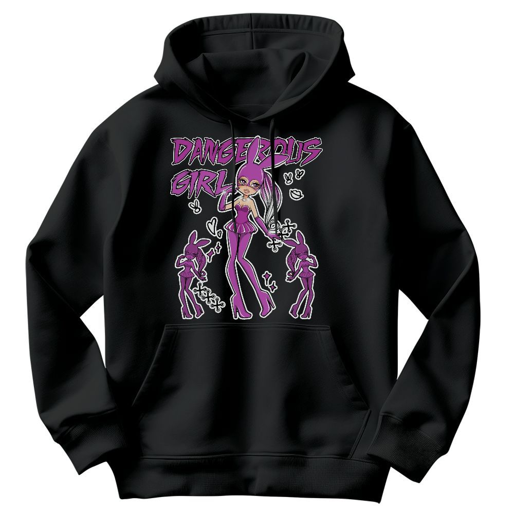 Sweatshirt To Match Hyper Violet 4s - Dangerous.Girl Graphic