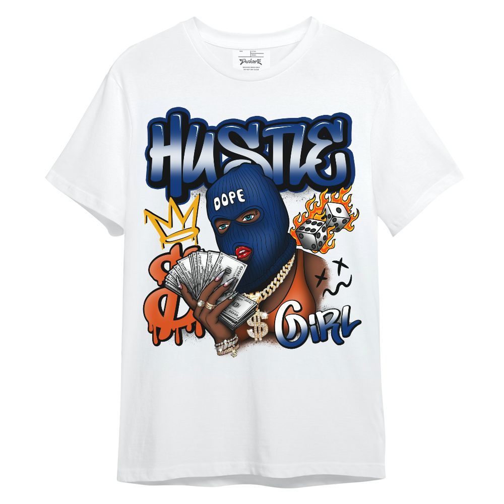 Shirt To Match Mid Knicks 1s - Money Hustles Girl Streetwear Unisex Shirt