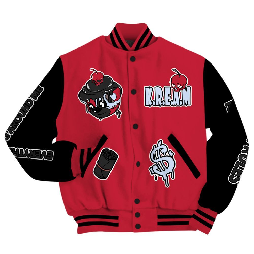 Varsity Jacket To Match Toro Bravo 6s - Loot Bear All Over Print