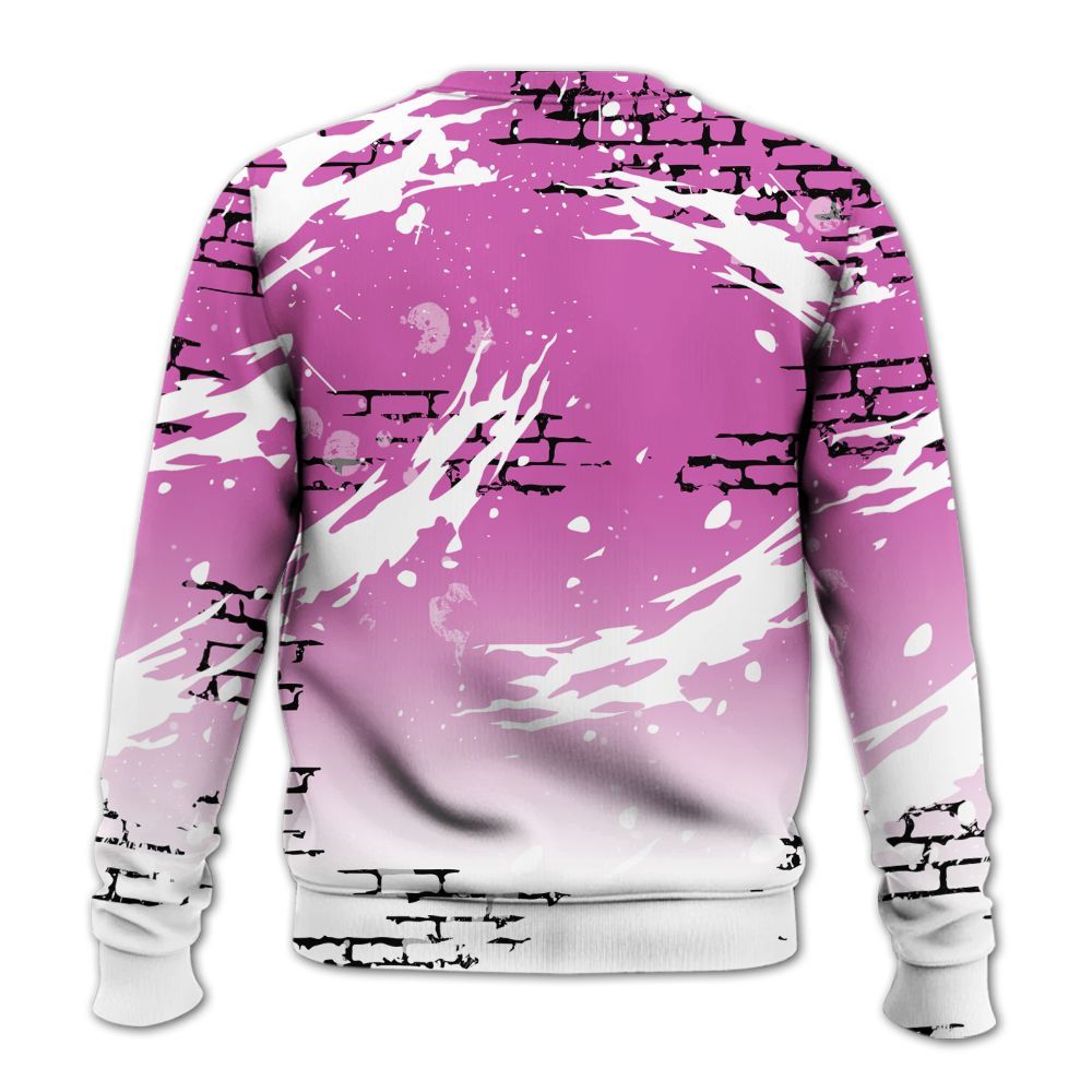 Sweatshirt To Match Hyper Violet 4s - Values Of Loyalty Drip All Over Print
