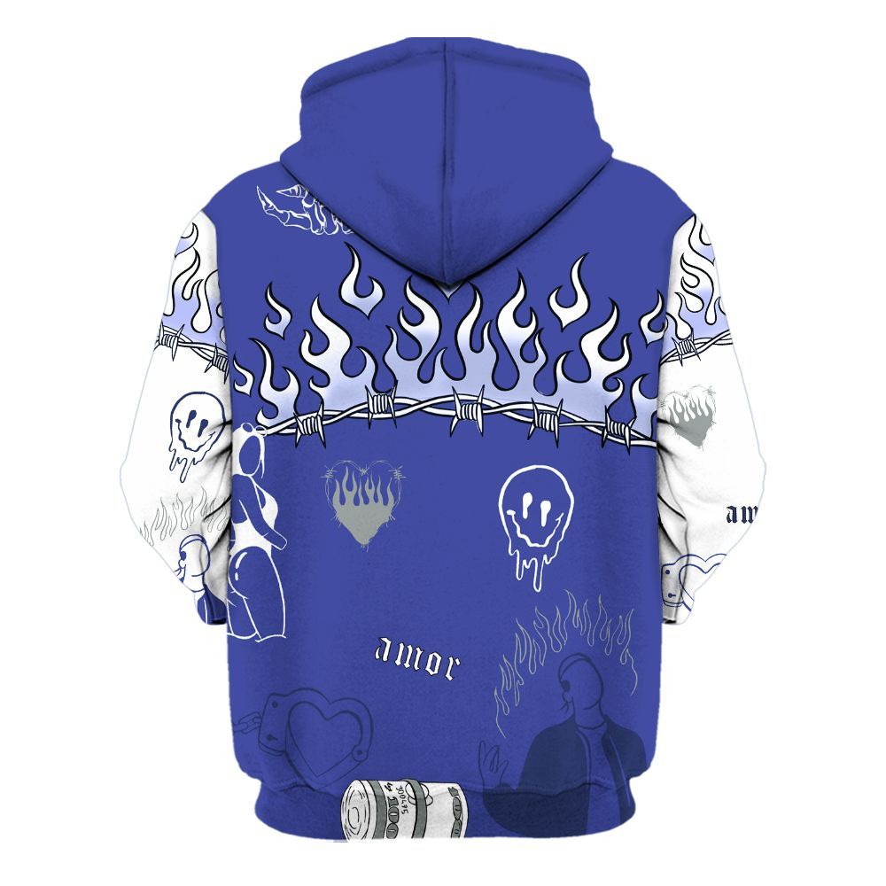 Hoodie To Match Shox TL Royal - Snake Trust No One All Over Print