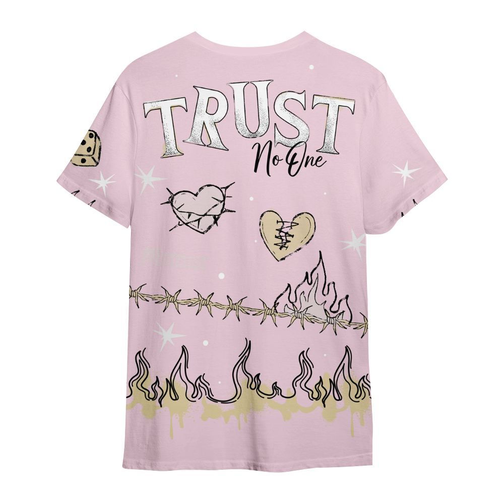 Shirt To Match Denim Iced Carmine 4s - Trust No One Snake-Bite Doodle Crayon All Over Print