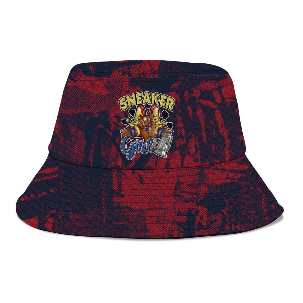 Bucket Hat To Match Dunk Low COJP What The 2024 - Sneakerz Girlz Heart Grunge Graphic