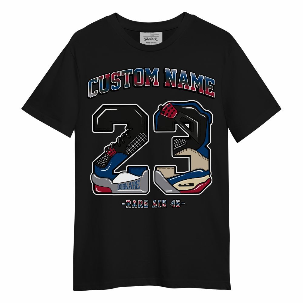Shirt To Match Rare Air 4s - Number 23 Custom Name Graphic