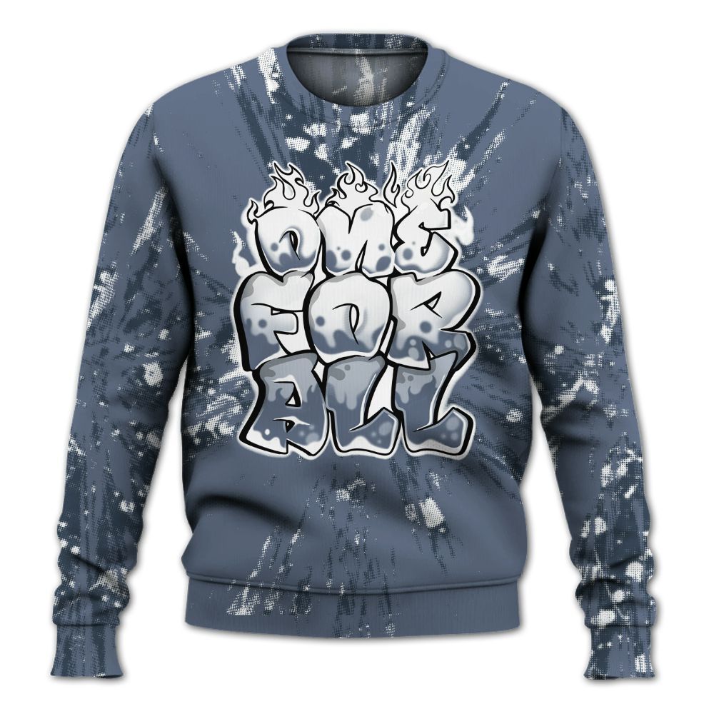 Sweatshirt To Match Low Diffused Blue 11s - Ones For All Graphic Luxury All Over Print