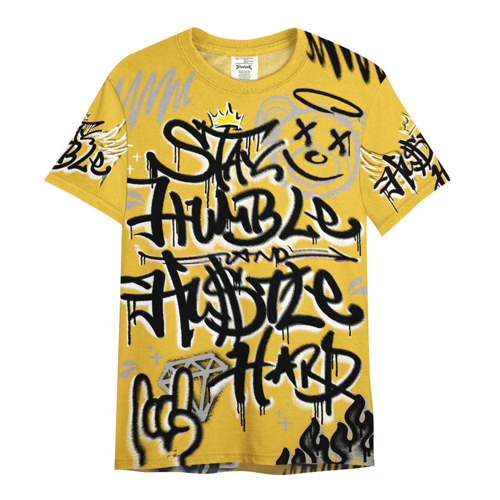 Shirt To Match Low Yellow Python 11s - Humble Drip Streetwear Graffity All Over Print