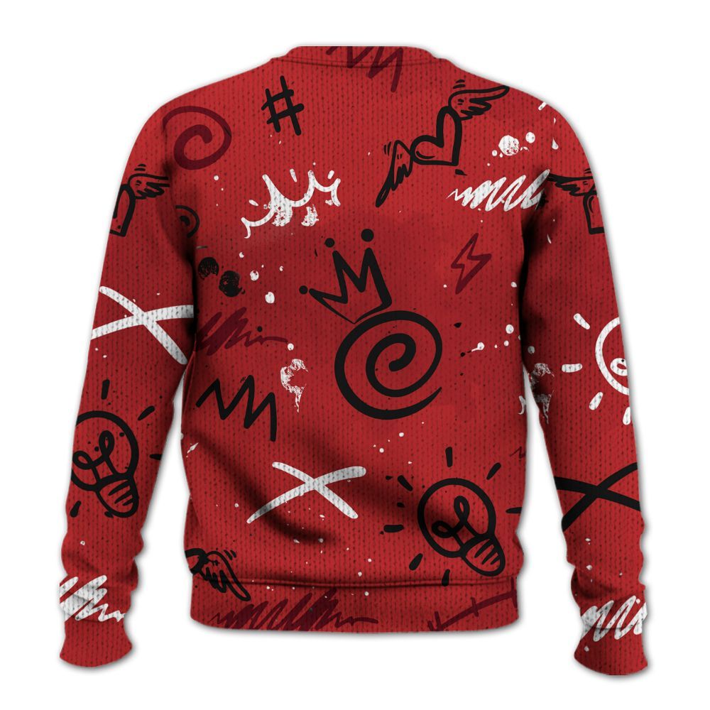 Knitted Sweater To Match Kobe 9 Elite Christmas - Drip Been Di2ferent