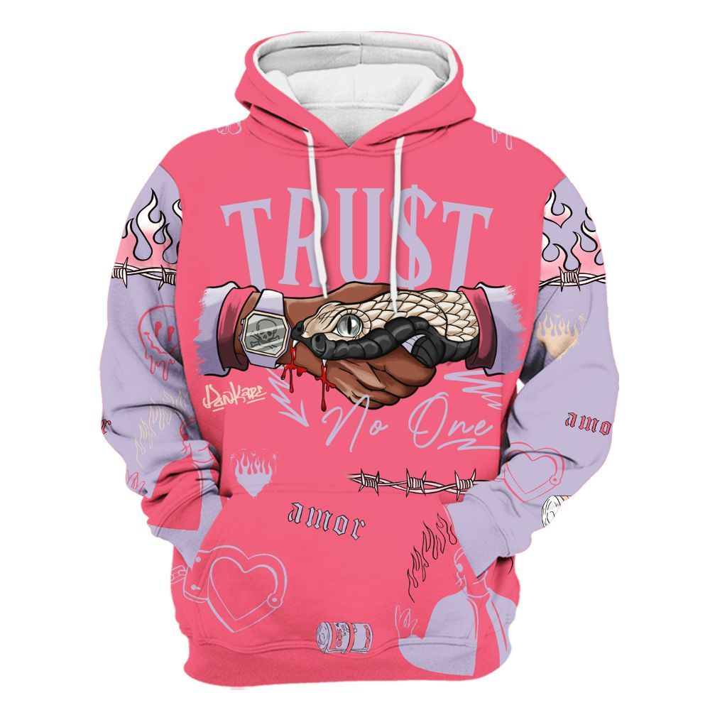 Hoodie To Match Peanut Butter Jelly 5s - Snake Trust No One All Over Print