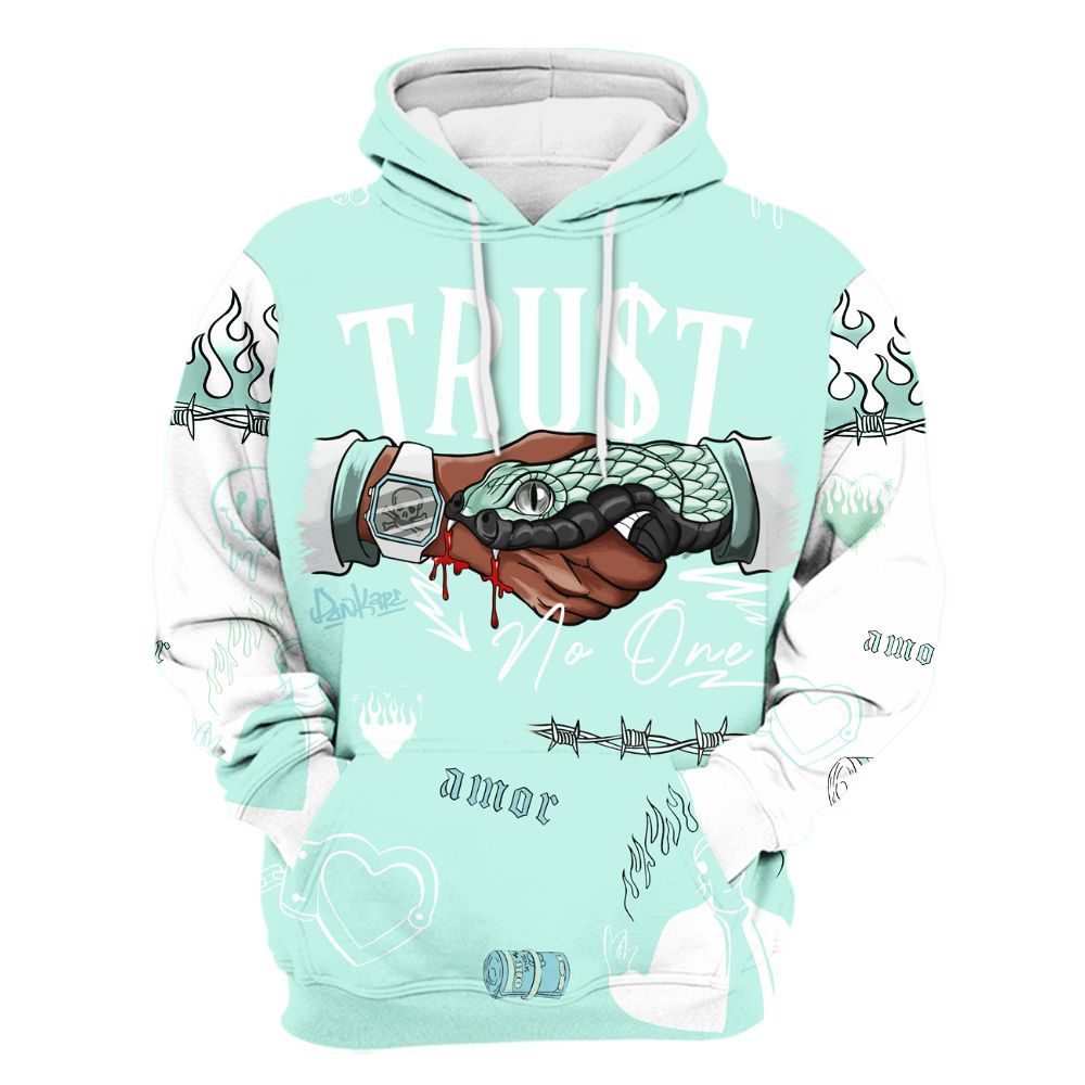 Hoodie To Match Retro Low Igloo 11s - Snake Trust No One All Over Print