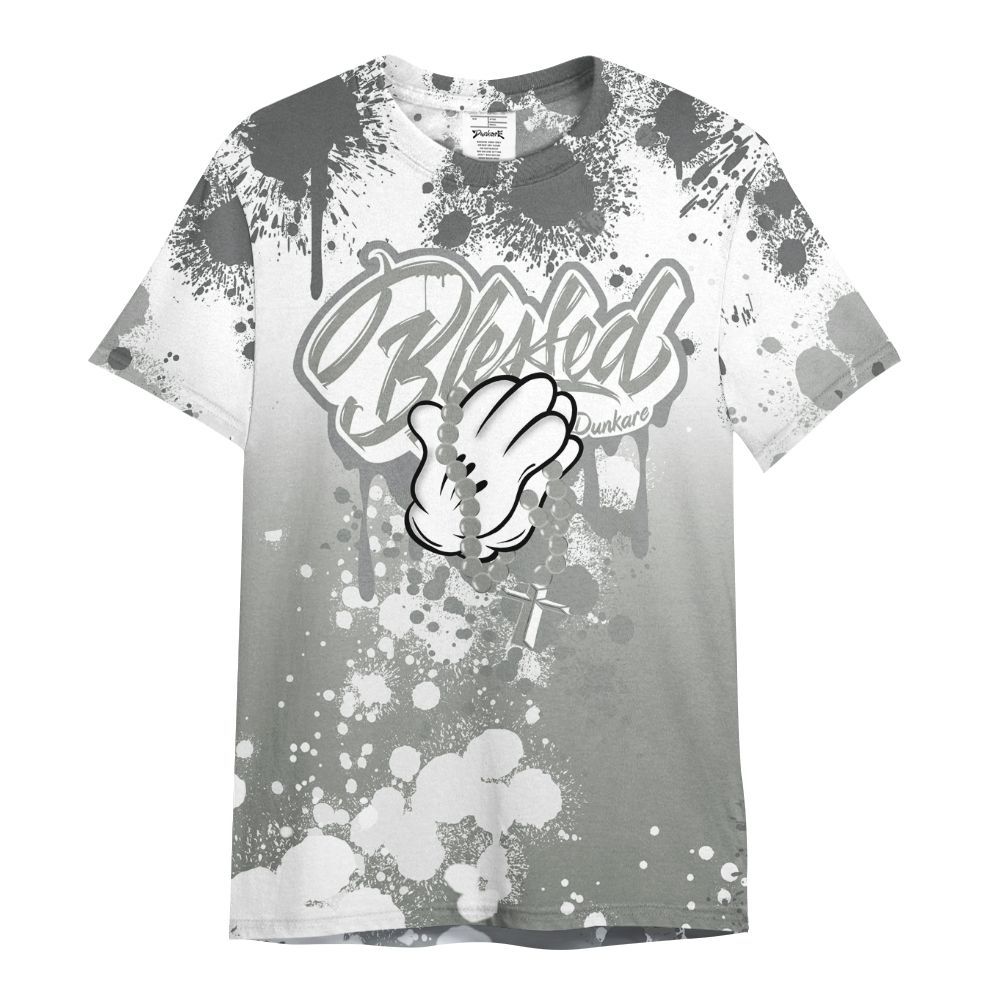 Shirt To Match Paris Olympics 4s - God Blessed Ink Drip All Over Print