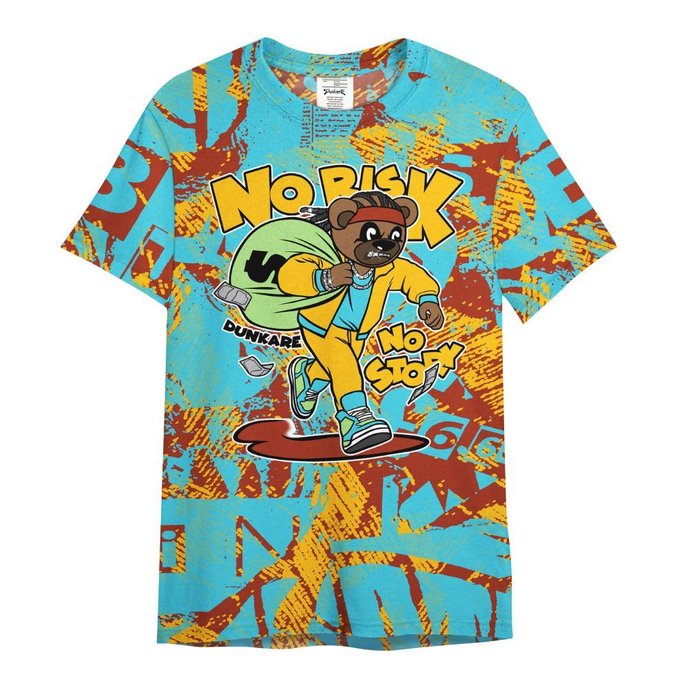 Shirt To Match SB Dunk Di'Orr Greenwood - Certain Bear Abstract Graffiti All Over Print