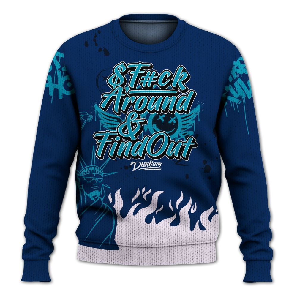 Knitted Sweater To Match Kobe 5 X-Ray - Graphic Fck Around Find Out