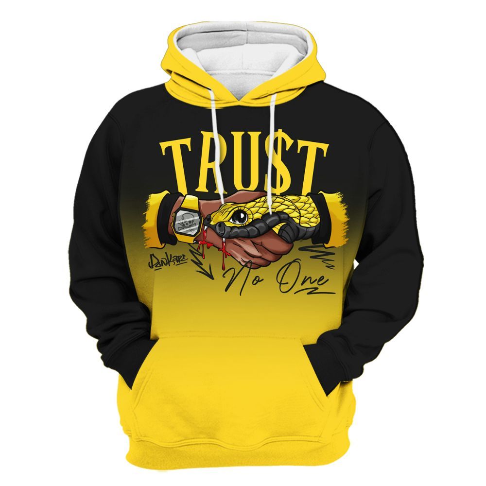 Hoodie To Match Retro Thunder 4s - Snake Trust No One Drip All Over Print
