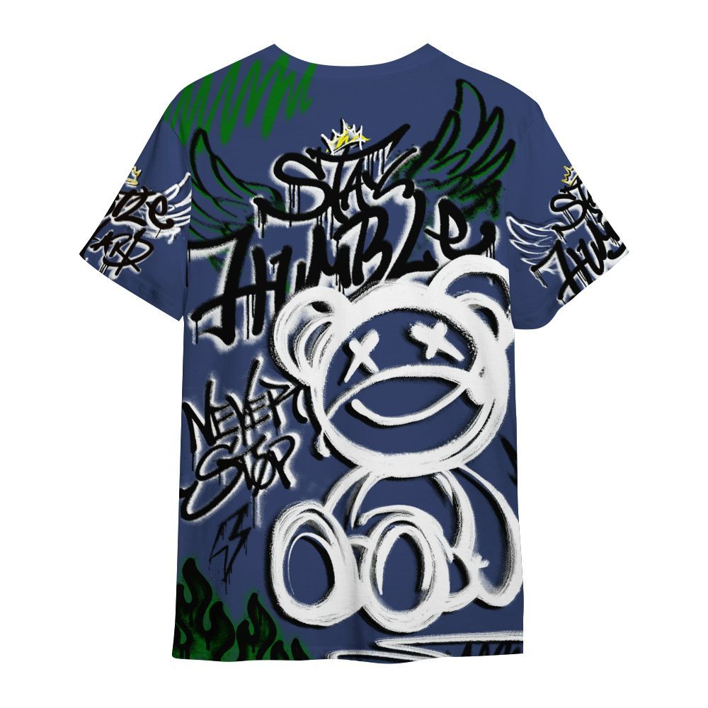 Shirt To Match Midnight Navy 13s - Humble Drip Streetwear Graffity All Over Print