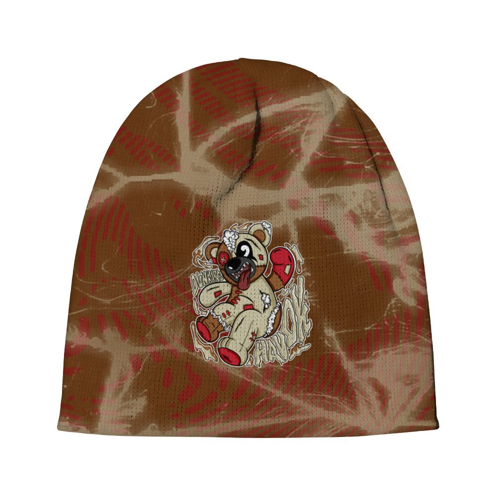 Beanie Hat To Match Archaeo Brown 5s - Havok Bear Graphic